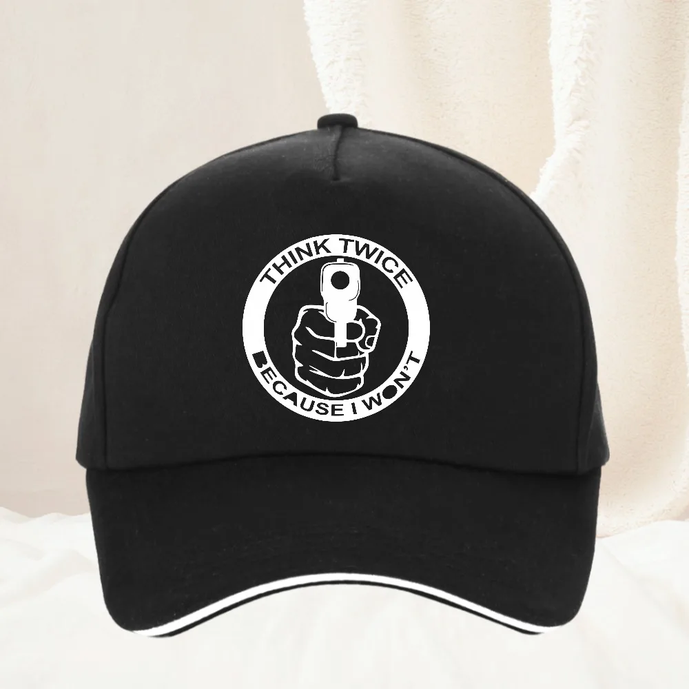 think twice because i won't GUN funny aseball Cap Adjustable Snapback Hip Hop Hat Moorcycle men Hat
think twice because i won't GUN funny aseball Cap Adjustable Snapback Hip Hop Hat Moorcycle men Hat