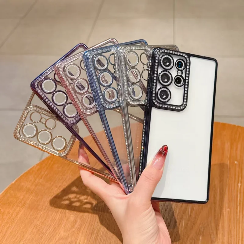 High-end rhinestonesS25FEApplicable to SamsungS25ULTRAPhone caseSAMSUNG S23UComes with Lens ProtectorS24ULTRATransparent6DElectr
High-end rhinestonesS25FEApplicable to SamsungS25ULTRAPhone caseSAMSUNG S23UComes with Lens ProtectorS24ULTRATransparent6DElectr