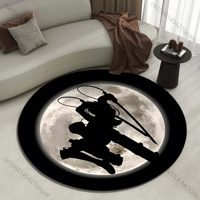 Multiple sizes Warrior wielding twin swords under the full moon Print Round Carpet Living Room Bedroom Table Chair Sofa Decor
Multiple sizes Warrior wielding twin swords under the full moon Print Round Carpet Living Room Bedroom Table Chair Sofa Decor