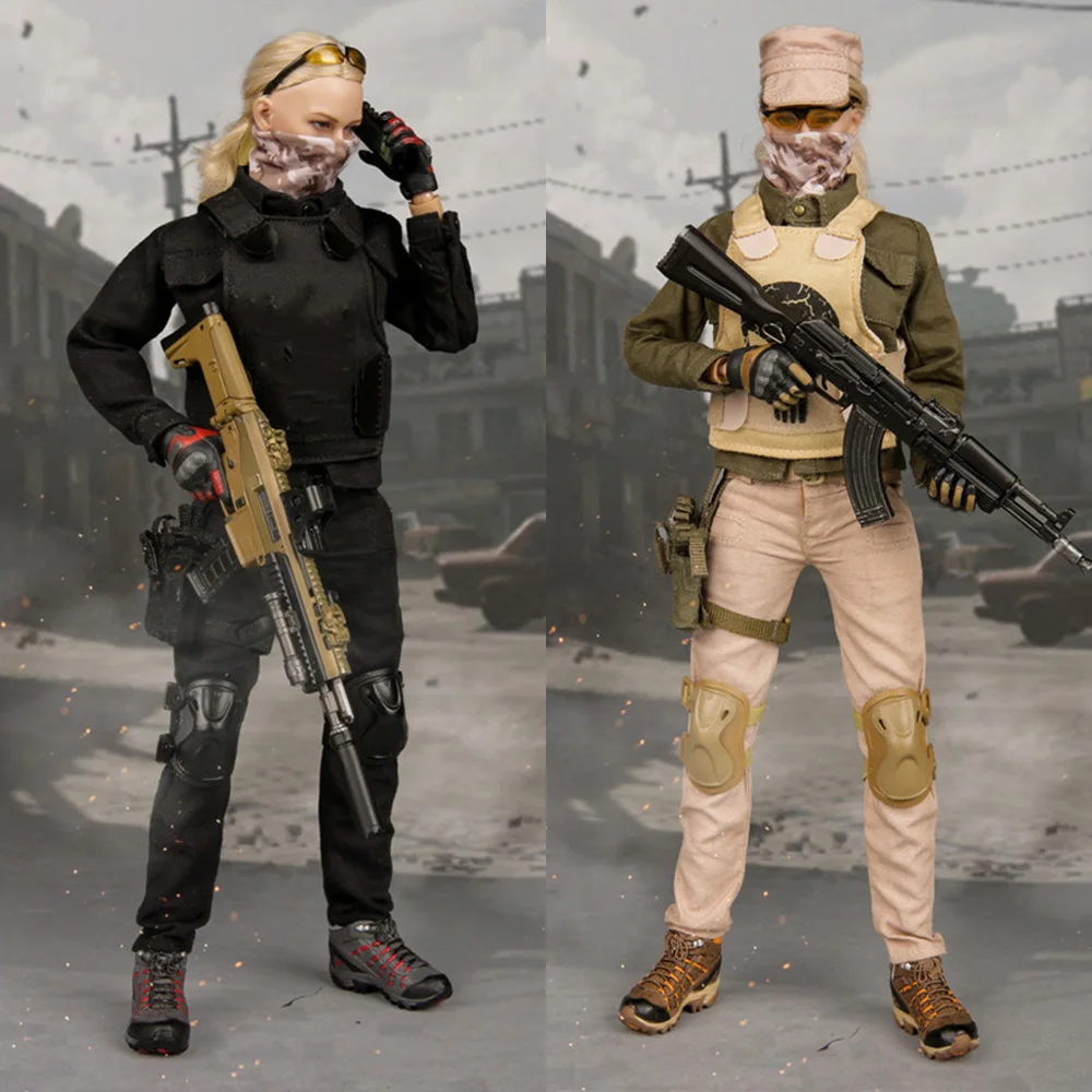 FG050 1/6 Security Team Female Soldier Accessories Cartridge Leg Holster Knee Protector T-Shirt Vest For 12" Action Figure Toy
FG050 1/6 Security Team Female Soldier Accessories Cartridge Leg Holster Knee Protector T-Shirt Vest For 12" Action Figure Toy