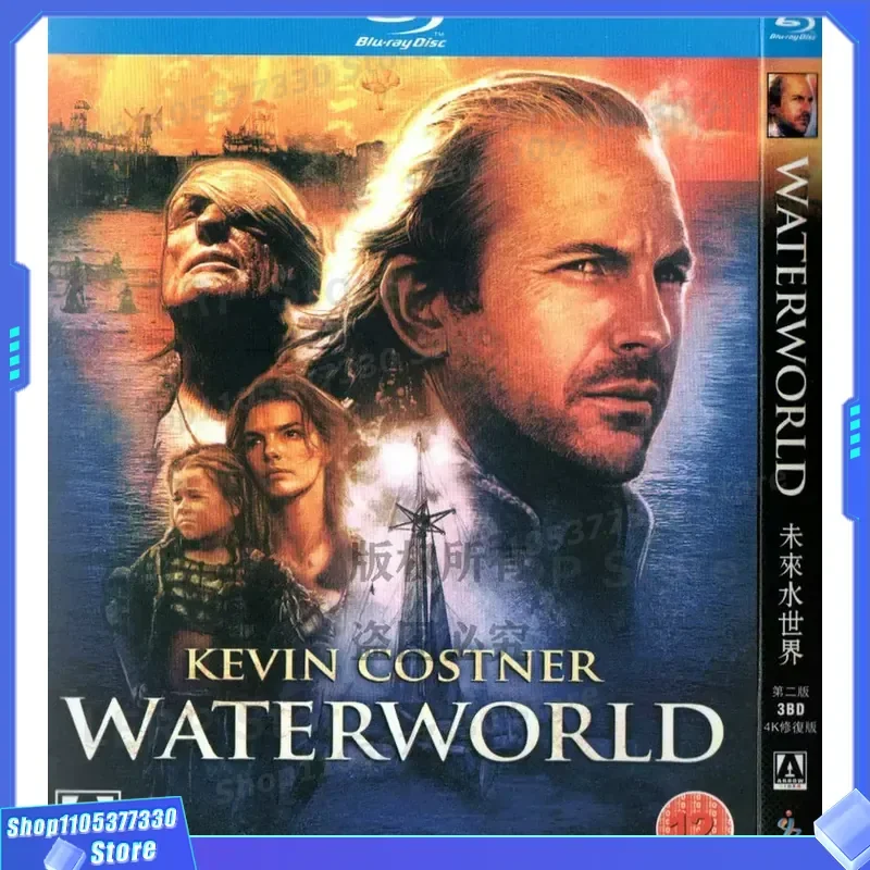 Action sci-fi movie set in a future water world public version extended version and TV version Blu-ray high-definition 3-disc
Action sci-fi movie set in a future water world public version extended version and TV version Blu-ray high-definition 3-disc