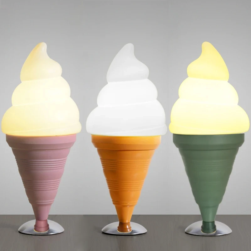 Bar Table Light Ice Cream Art Decoration for Restaurant Kitchen Standing Desk Lamp Bedside Lighting Fixture Indoor LED Luminaria
Bar Table Light Ice Cream Art Decoration for Restaurant Kitchen Standing Desk Lamp Bedside Lighting Fixture Indoor LED Luminaria