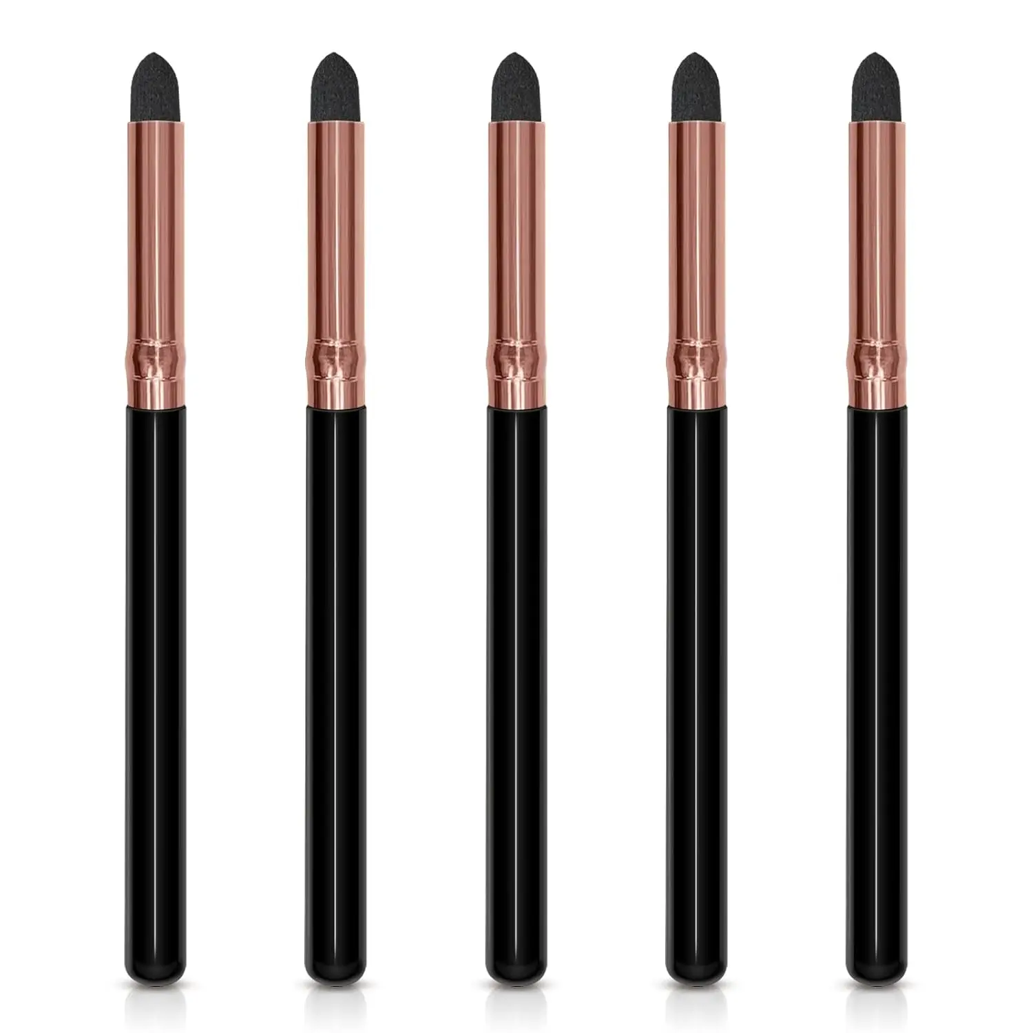 Eyeliner Smudge Brush Set with Pointed Pencil Stick, 5Pcs Sponge Blending Makeup Tool for Eyeshadow and Eyebrow Reusable
Eyeliner Smudge Brush Set with Pointed Pencil Stick, 5Pcs Sponge Blending Makeup Tool for Eyeshadow and Eyebrow Reusable
