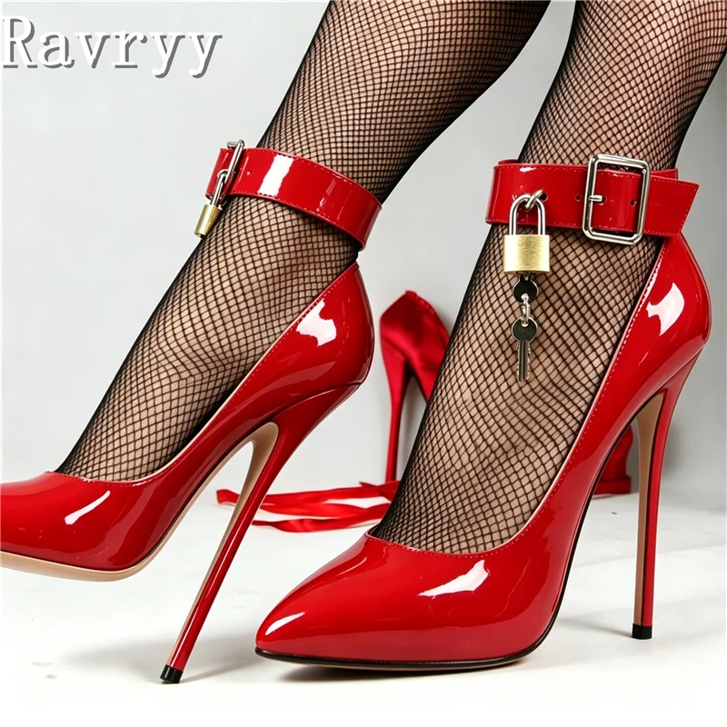 Women New 14/16Cm Thin High Heels Designer Shallow Mouth Ankle Strap Buckle and Lock Sexy Pointed Toe Stage Show Dancing Shoes
Women New 14/16Cm Thin High Heels Designer Shallow Mouth Ankle Strap Buckle and Lock Sexy Pointed Toe Stage Show Dancing Shoes