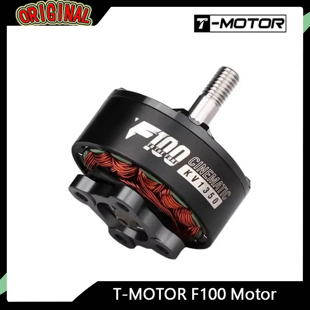 T-MOTOR F100 2810 Brushless Motor - 1100KV/1350KV, 5-6S | For X-CLASS 7/8" FPV Long Range Cinematic Multirotor
T-MOTOR F100 2810 Brushless Motor - 1100KV/1350KV, 5-6S | For X-CLASS 7/8" FPV Long Range Cinematic Multirotor