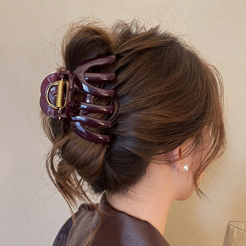 Updo French Style Pumpkin Hair Claw Funny Cute Hair Grab Headwear Large Shark Clip Female
Updo French Style Pumpkin Hair Claw Funny Cute Hair Grab Headwear Large Shark Clip Female