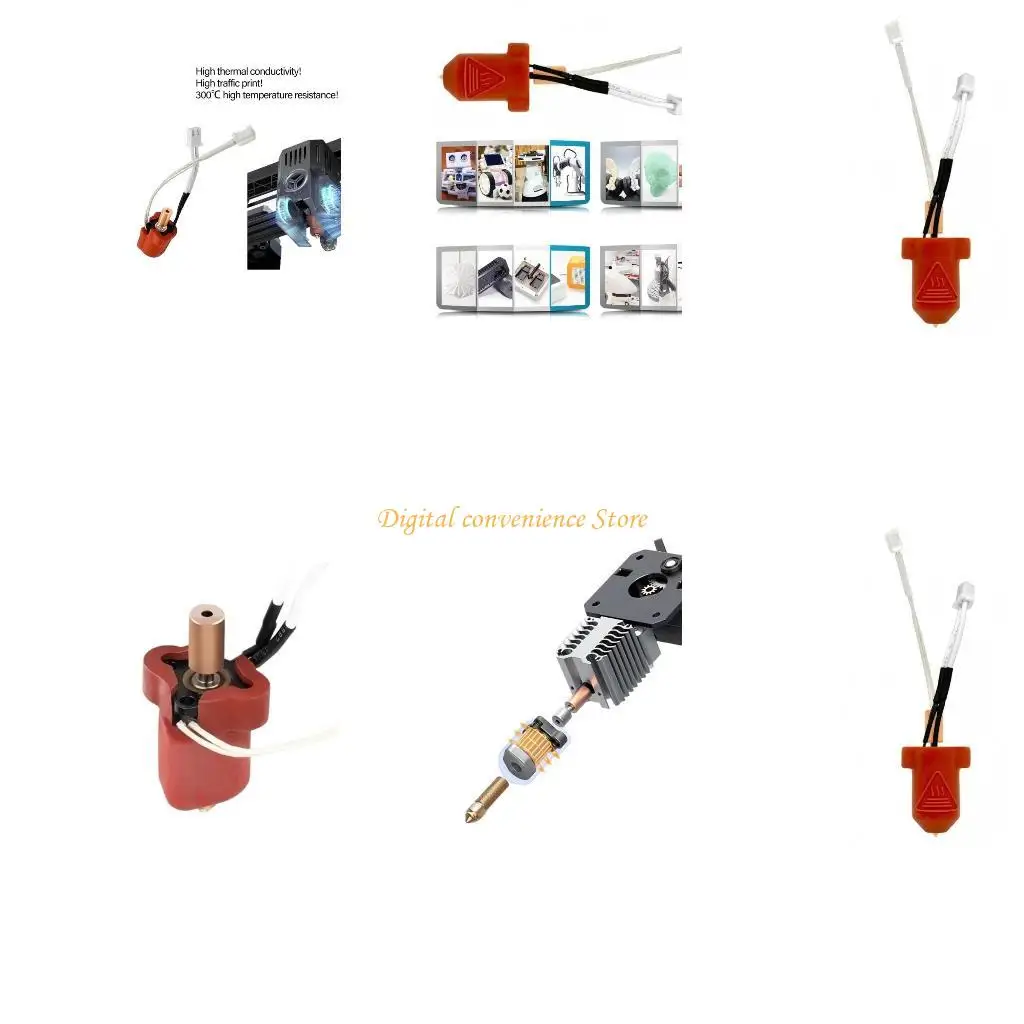 97QA Усовершенствованный комплект экструдера для 3D-печати Hotend в сборе с соплом 0,4 мм, температура до 300 ℃
97QA Усовершенствованный комплект экструдера для 3D-печати Hotend в сборе с соплом 0,4 мм, температура до 300 ℃