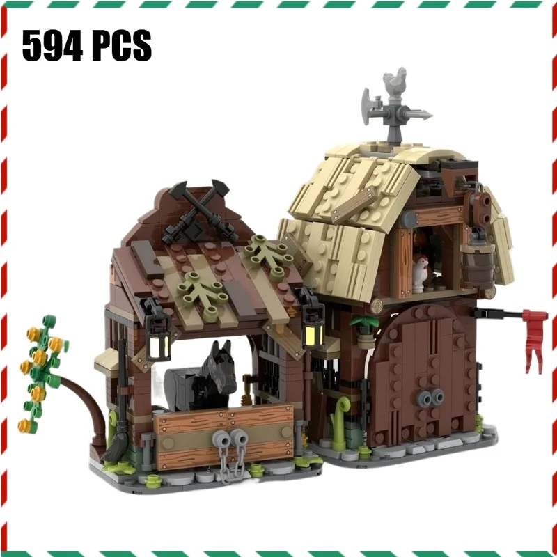 Medieval Farm Building Blocks Set with Animal Stable Hay Barn, Modular Rural Village Bricks Model Kit for Adults Kids Gift
Medieval Farm Building Blocks Set with Animal Stable Hay Barn, Modular Rural Village Bricks Model Kit for Adults Kids Gift