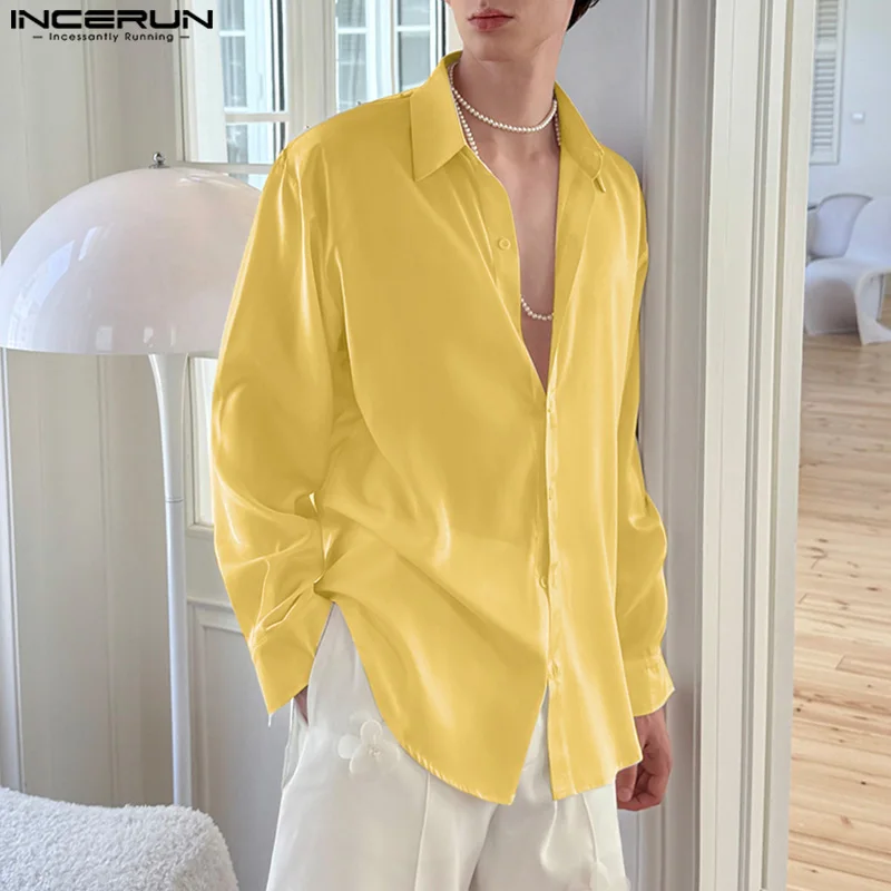 INCERUN Men Shirt Patchwork See Through Lapel Long Sleeve Loose Men Clothing Streetwear 2025 Fashion Casual Male Shirts S-5XL
INCERUN Men Shirt Patchwork See Through Lapel Long Sleeve Loose Men Clothing Streetwear 2025 Fashion Casual Male Shirts S-5XL