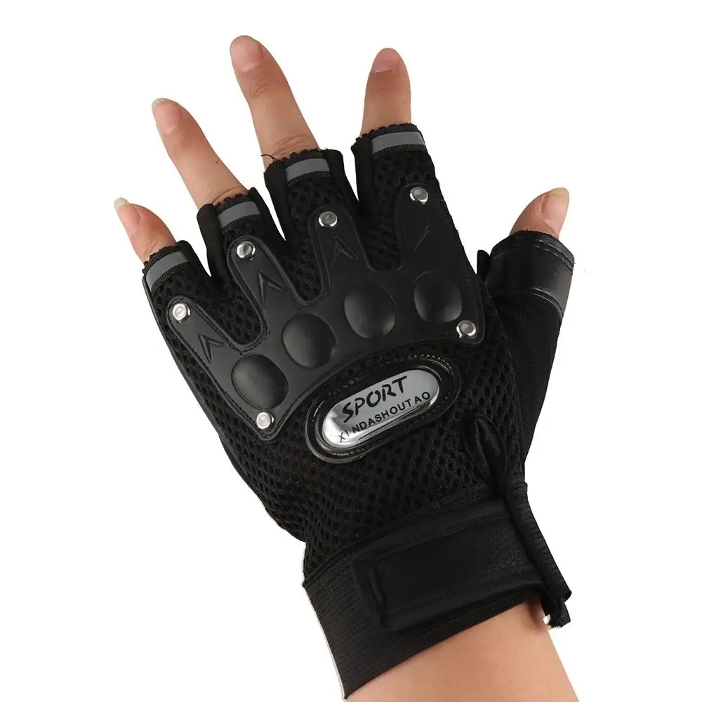Outdoor Sports Palm Breathable Cycling Motocycle Gloves Anti-Slip Riding Gloves Bicycle Gloves PU Leather Fingerless Gloves
Outdoor Sports Palm Breathable Cycling Motocycle Gloves Anti-Slip Riding Gloves Bicycle Gloves PU Leather Fingerless Gloves