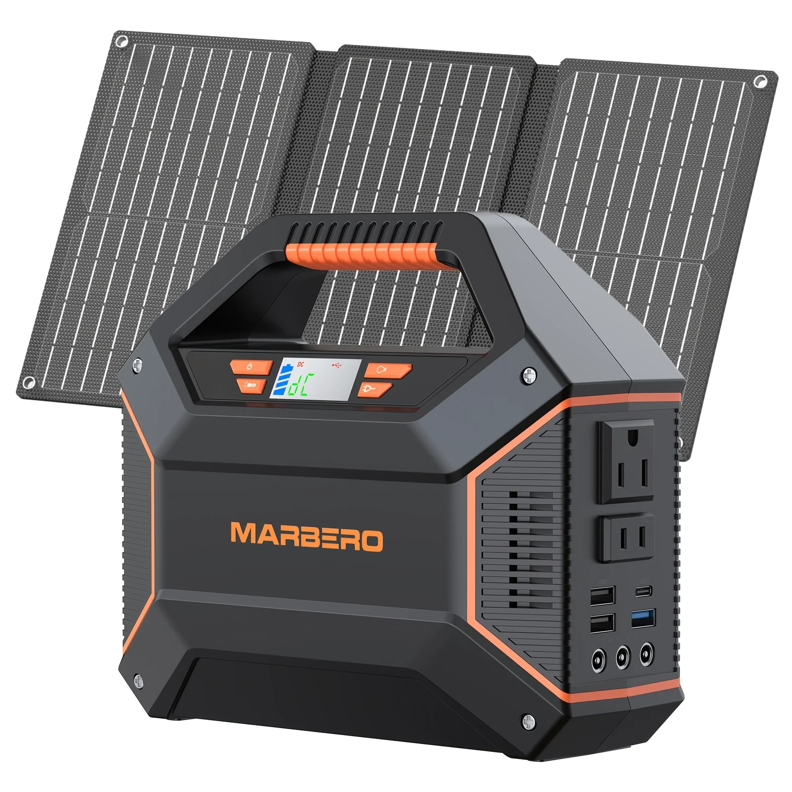 Portable Power Station 296Wh&60W Solar Panels/155Wh&30W Solar Panels/296Wh/155Wh, Camping Solar Generator Lithium Battery Pack, LED Flashlight with 110V 2*AC QC3.0 USB Port, Suitable for Home Camping RV Laptop Emergency Power Backup Christmas Gift
Portable Power Station 296Wh&60W Solar Panels/155Wh&30W Solar Panels/296Wh/155Wh, Camping Solar Generator Lithium Battery Pack, LED Flashlight with 110V 2*AC QC3.0 USB Port, Suitable for Home Camping RV Laptop Emergency Power Backup Christmas Gift