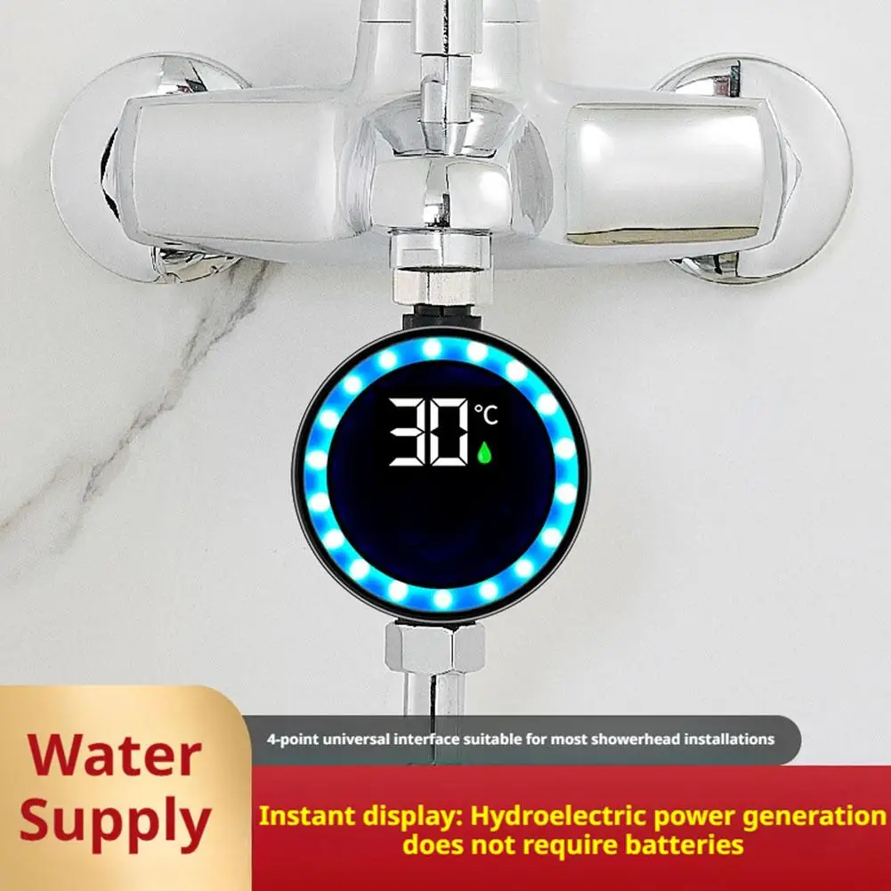 Черный светодиодный дисплей для ванной комнаты 0 ℃ ~99 ℃ Домашний термометр для воды, точный измеритель температуры воды для ванной комнаты
Черный светодиодный дисплей для ванной комнаты 0 ℃ ~99 ℃ Домашний термометр для воды, точный измеритель температуры воды для ванной комнаты