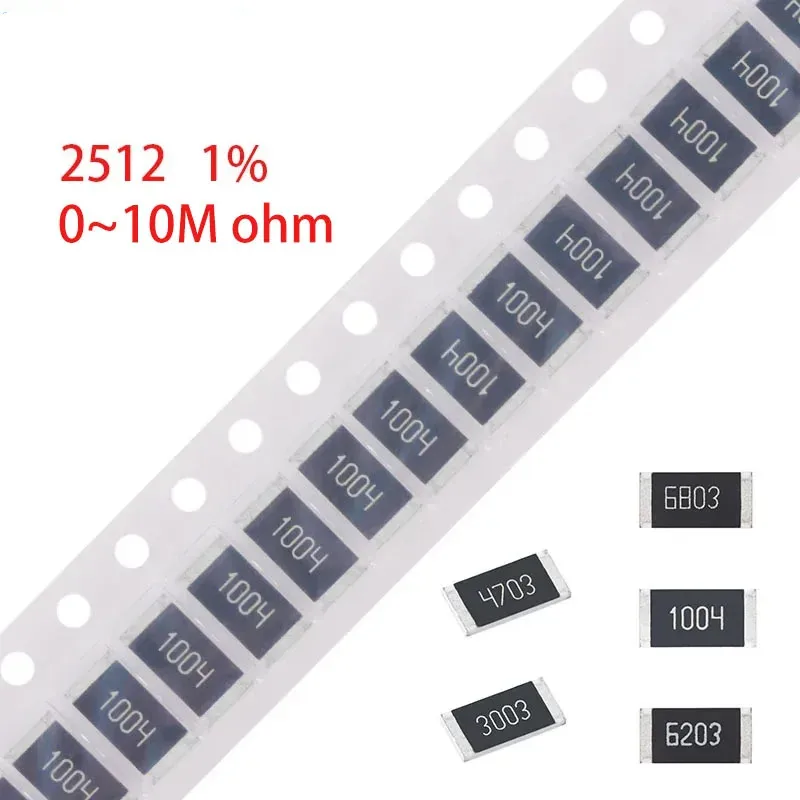 50pcs 2512 SMD Resistor 1% 0~10M 0 0.03 3.3 5.6 10 12 20 30 36 47 51 82 100 200 680 750 1K 2K 6.8K 10K 20K 22K 200K 1M 10M ohm
50pcs 2512 SMD Resistor 1% 0~10M 0 0.03 3.3 5.6 10 12 20 30 36 47 51 82 100 200 680 750 1K 2K 6.8K 10K 20K 22K 200K 1M 10M ohm