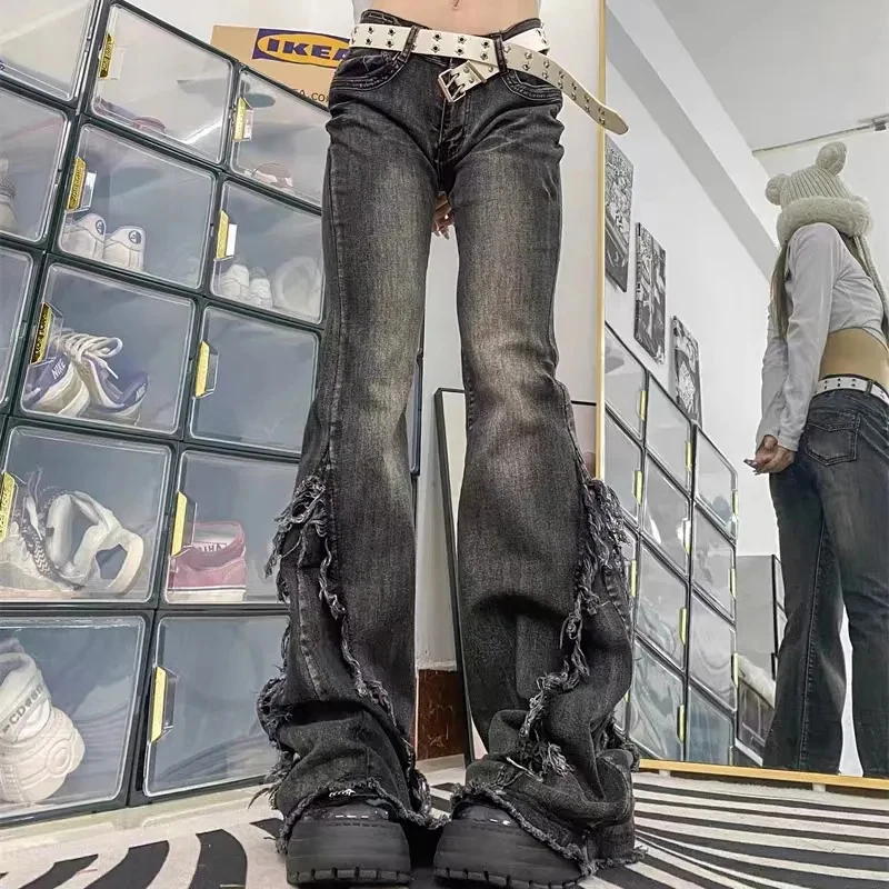 American Y2K Street Flare Women Jeans New Retro High Waist Patchwork Ladies Denim Pants All Match Solid Casual Female Pants
American Y2K Street Flare Women Jeans New Retro High Waist Patchwork Ladies Denim Pants All Match Solid Casual Female Pants