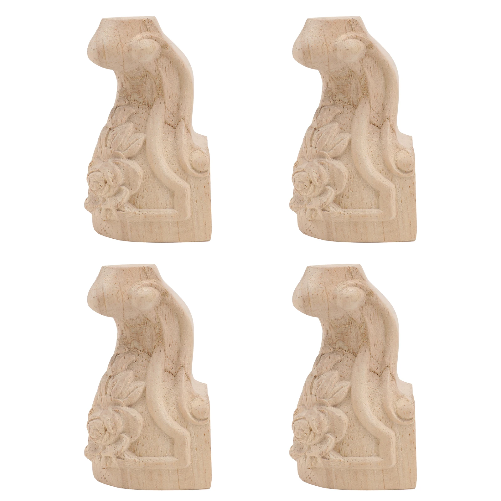 4pcs Carved Rubber Wood Cabinet Feet Retro Decorative Sofa Legs Furniture Accessories Durable Strong Anti Skid Easy Install
4pcs Carved Rubber Wood Cabinet Feet Retro Decorative Sofa Legs Furniture Accessories Durable Strong Anti Skid Easy Install