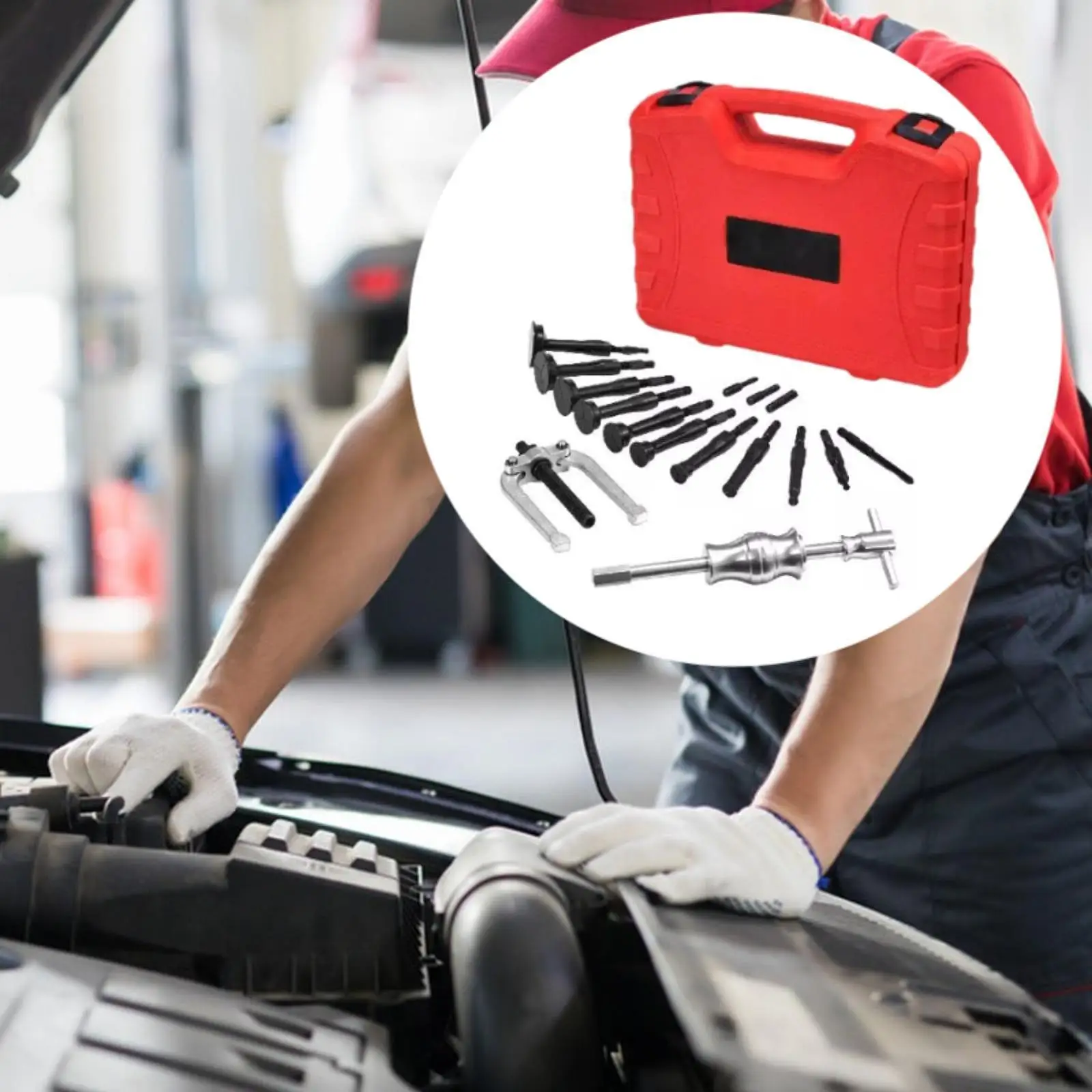 Набор инструментов для извлечения съемника внутреннего подшипника с ящиком для хранения для обслуживания и ремонта автомобилей
Набор инструментов для извлечения съемника внутреннего подшипника с ящиком для хранения для обслуживания и ремонта автомобилей