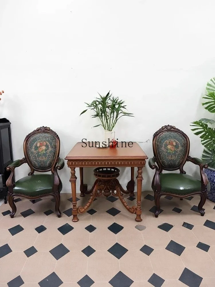 Retro nostalgic lazy sofa solid wood flower cloth single chair FT
Retro nostalgic lazy sofa solid wood flower cloth single chair FT