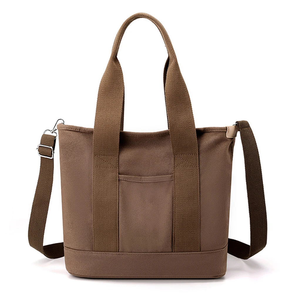 Women Handbag Large Capacity Canvas Underarm Bag Solid Color Adjustable Strap Multi-compartment Lightweight for Office Travel
Women Handbag Large Capacity Canvas Underarm Bag Solid Color Adjustable Strap Multi-compartment Lightweight for Office Travel