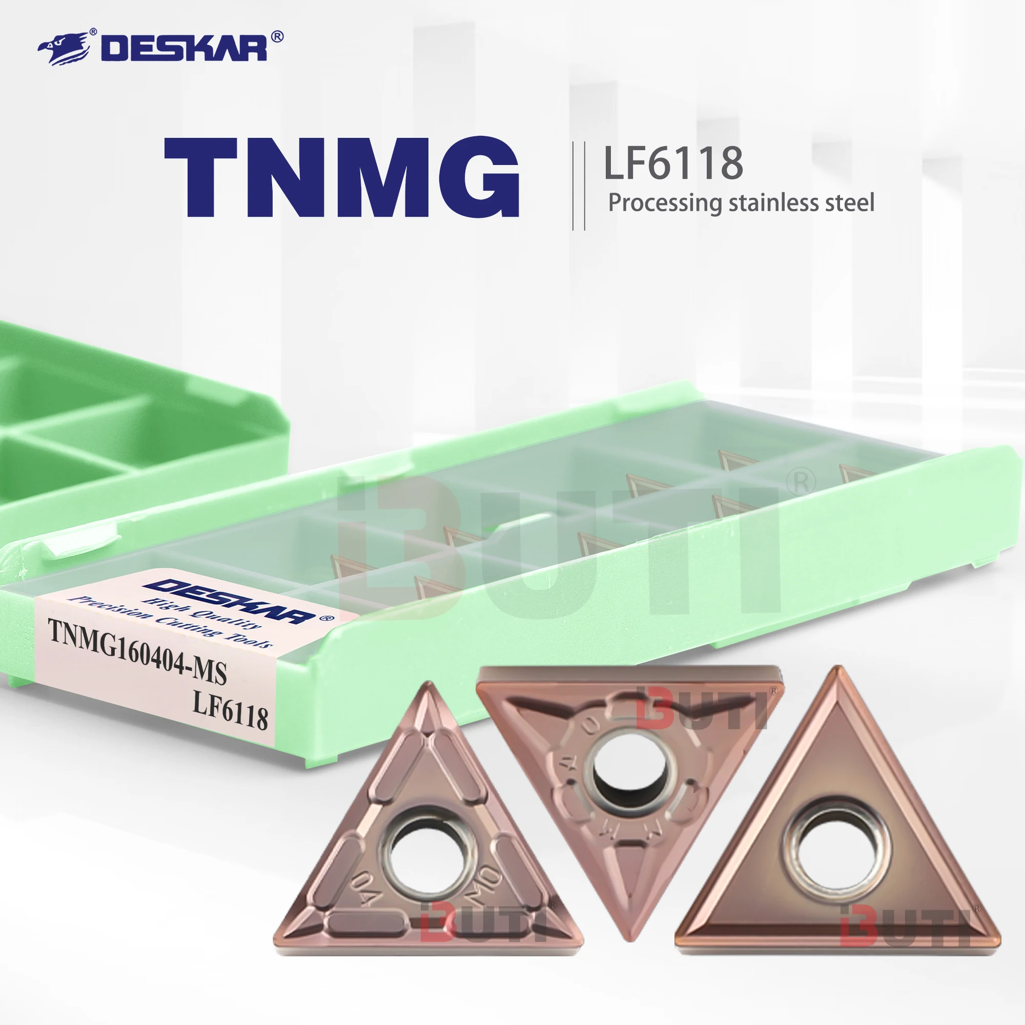 TNMG160404 TNMG160408 MA MS JMS MQ HS MF MM R-S L-S LF6118/BT6118 Plug In DESKAR 100% Original CNC Lathe Turning Tools Machining
TNMG160404 TNMG160408 MA MS JMS MQ HS MF MM R-S L-S LF6118/BT6118 Plug In DESKAR 100% Original CNC Lathe Turning Tools Machining