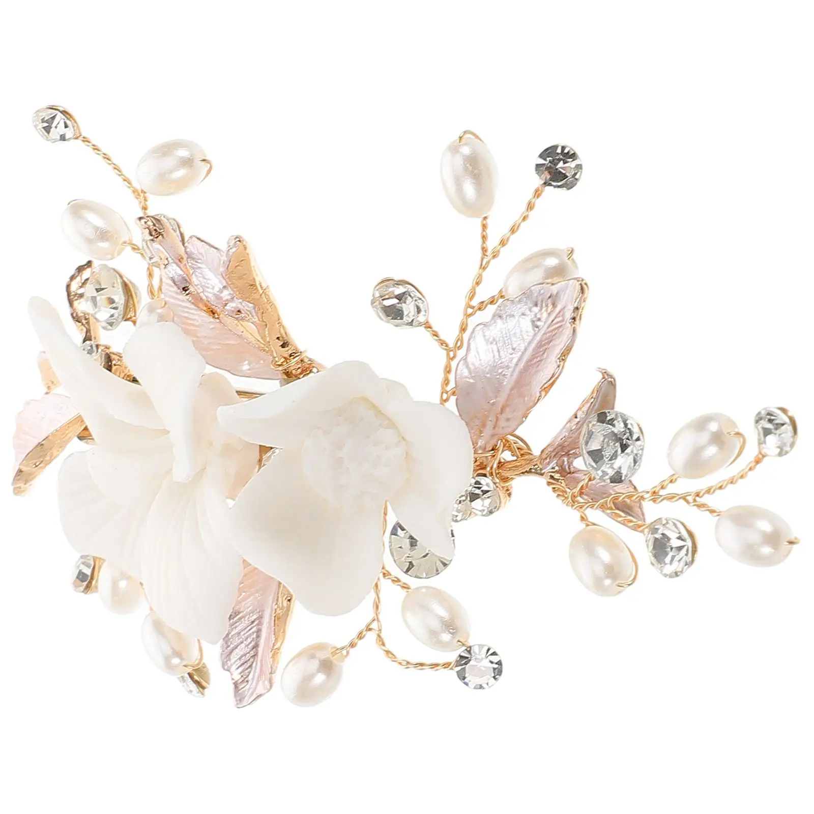 Ceramic Flower Hair Clip Elegant Wedding Accessories for Women Pins Decorative Ceramic Bride Hair Flowers
Ceramic Flower Hair Clip Elegant Wedding Accessories for Women Pins Decorative Ceramic Bride Hair Flowers