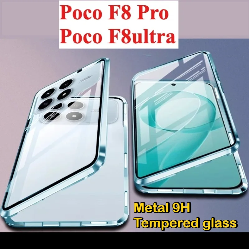 360° Full Coverage Dual-Sided Metal Magnetic Case for Xiaomi Poco F8 Ultra F7 X7 X6 Pro Special Anti-Fall Clear Protective Cover
360° Full Coverage Dual-Sided Metal Magnetic Case for Xiaomi Poco F8 Ultra F7 X7 X6 Pro Special Anti-Fall Clear Protective Cover