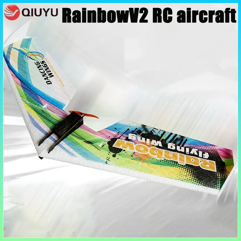 Rainbowv2 Electric Fixed Wing Epp Airplane 800mm Wing Span Remote Control Triangle Wing Trigger Colorful Flying Toy Aircraft
Rainbowv2 Electric Fixed Wing Epp Airplane 800mm Wing Span Remote Control Triangle Wing Trigger Colorful Flying Toy Aircraft