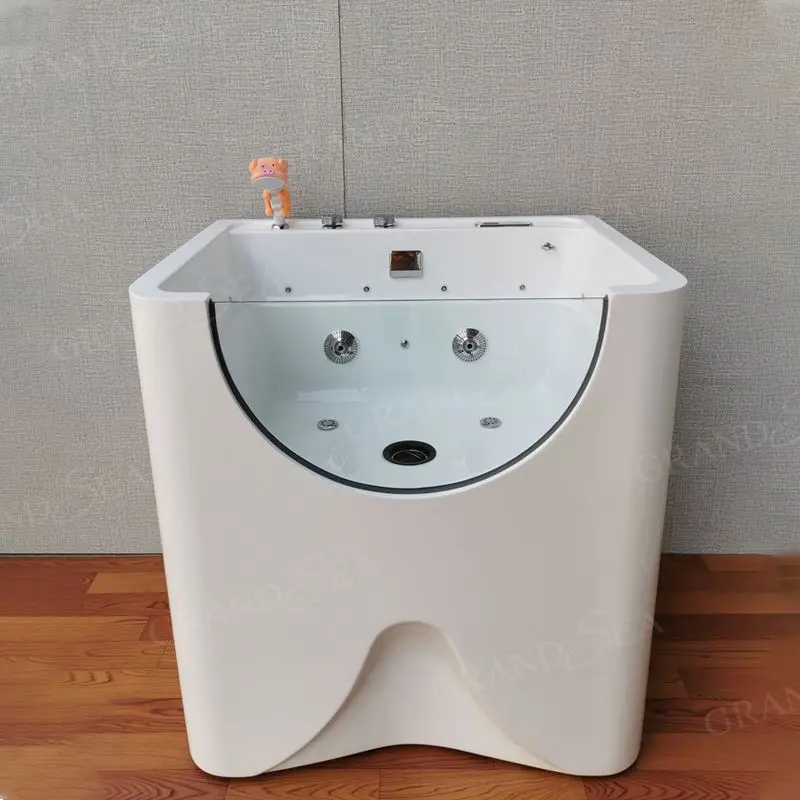 New Eco-friendly Acrylic Pet Spa Bathtub Cat Dog Grooming Cleaning Bathtub Freestanding Bathtub
New Eco-friendly Acrylic Pet Spa Bathtub Cat Dog Grooming Cleaning Bathtub Freestanding Bathtub