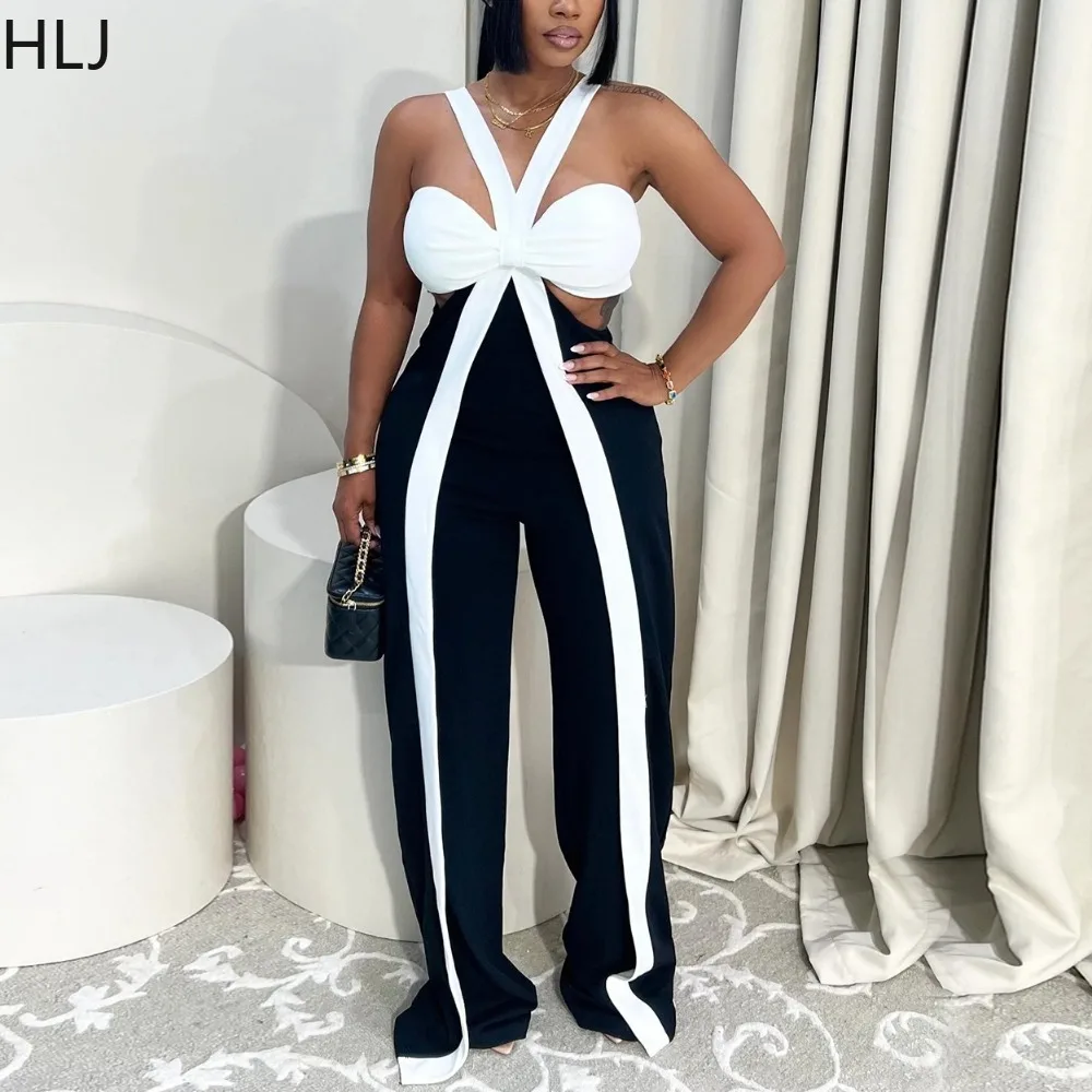 HLJ Sexy Hollow-out Bodycon Jumpsuits Woman Spaghetti Strap Sleeveless Backless Rompers Female Streetwear Overalls 2025 New
HLJ Sexy Hollow-out Bodycon Jumpsuits Woman Spaghetti Strap Sleeveless Backless Rompers Female Streetwear Overalls 2025 New
