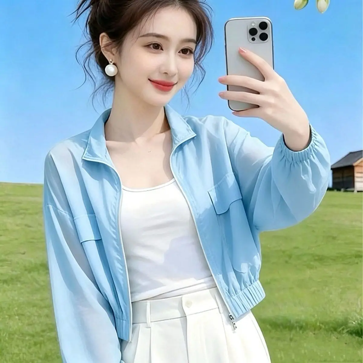 2026 New Summer Sun Protection Clothing Coat Ladies Thin Short Sunscreen Jacket Women's Korean Outcoat Fashion Joker Overcoat
2026 New Summer Sun Protection Clothing Coat Ladies Thin Short Sunscreen Jacket Women's Korean Outcoat Fashion Joker Overcoat