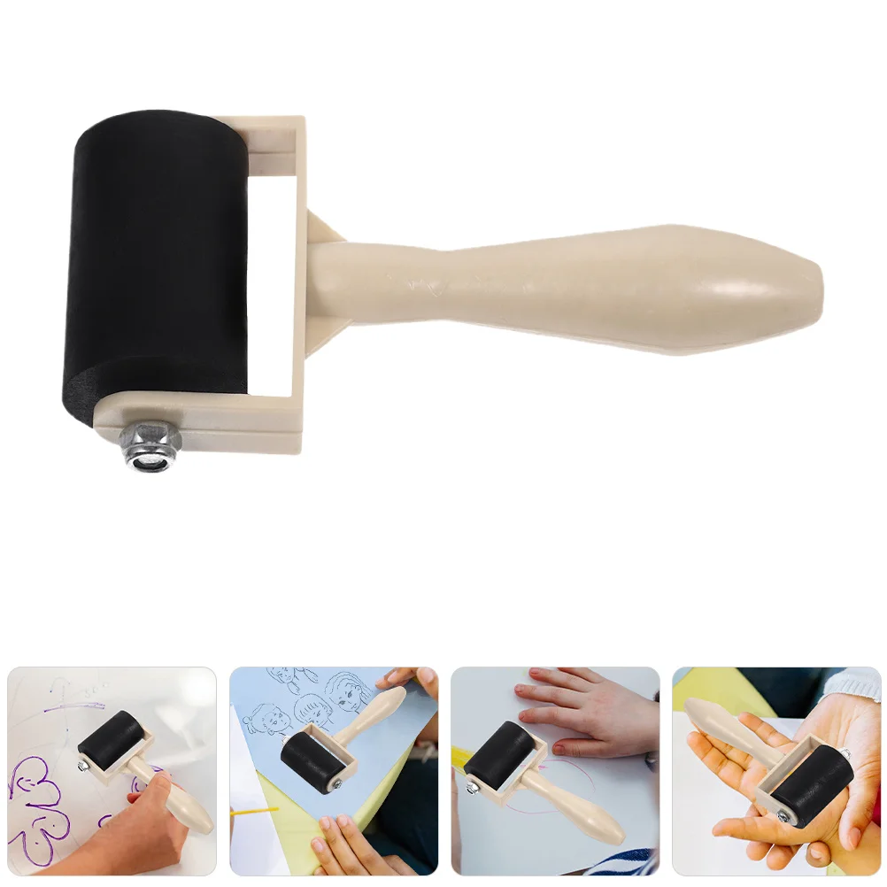 4Pcs Rubber Rollers Plastic Handle for Printmaking Art Craft Smooth Ink Application Ink Roller Rollers for Crafts
4Pcs Rubber Rollers Plastic Handle for Printmaking Art Craft Smooth Ink Application Ink Roller Rollers for Crafts