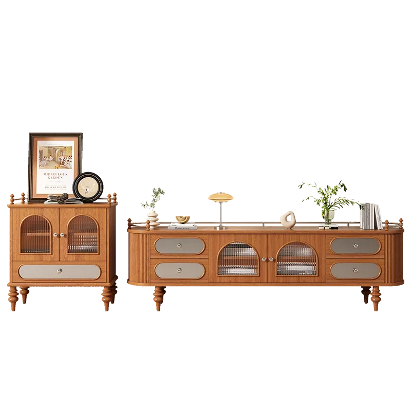 Solid Wood TV Cabinet Cherrywood Middle Ancient Rainbow Glass Nordic Light Luxury Floor Cabinet
Solid Wood TV Cabinet Cherrywood Middle Ancient Rainbow Glass Nordic Light Luxury Floor Cabinet