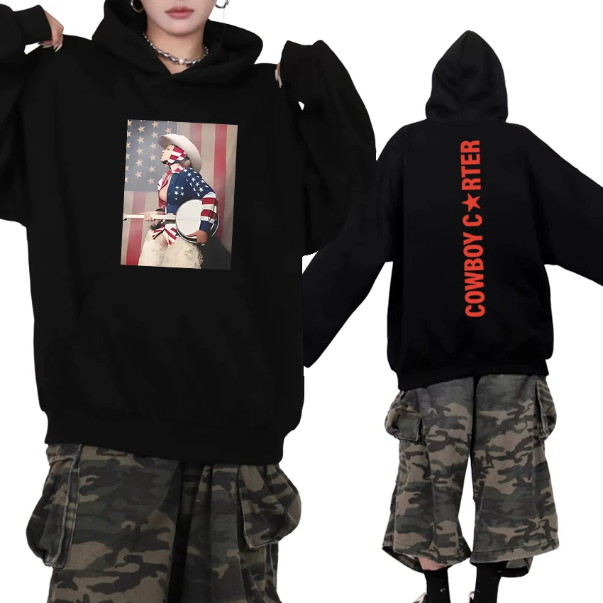 Singer Beyonce Cowboy Carter Trendy Tour 2025 Double Sided printed Sweatshirt Men women fashion Fleece pullover Unisex Hoodie
Singer Beyonce Cowboy Carter Trendy Tour 2025 Double Sided printed Sweatshirt Men women fashion Fleece pullover Unisex Hoodie