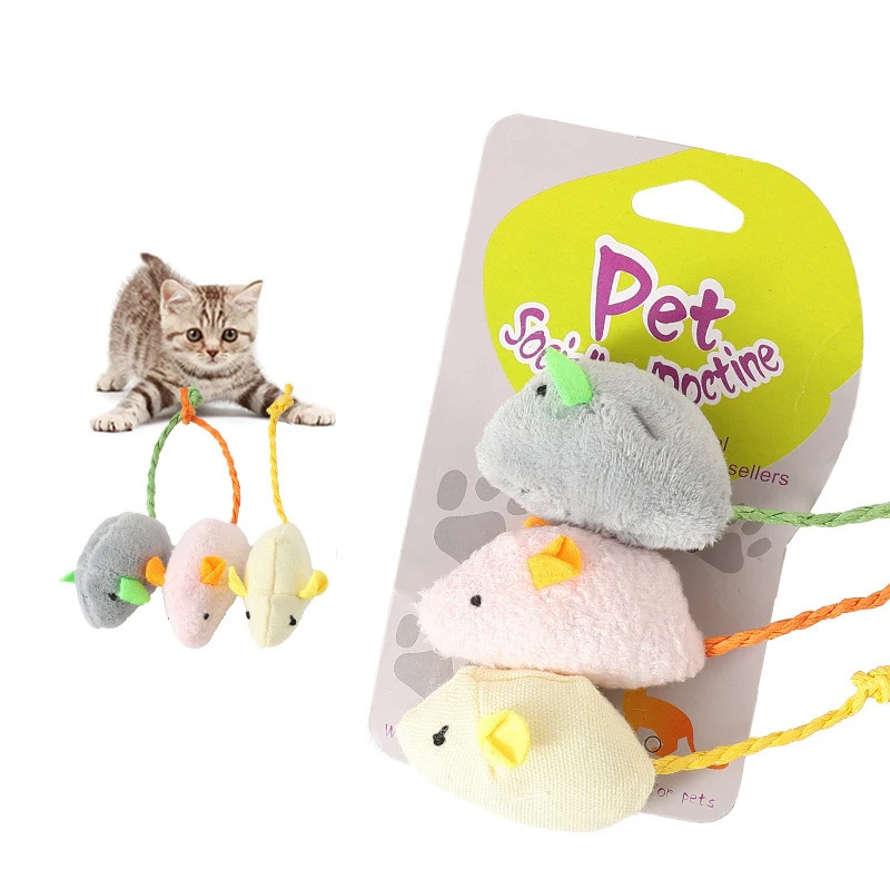 3pcs Plush Simulation Mouse Cat Toy Soft Scratch Bite Resistance Indoor Playing Interactive KittenToy Accesorios Para Gatos
3pcs Plush Simulation Mouse Cat Toy Soft Scratch Bite Resistance Indoor Playing Interactive KittenToy Accesorios Para Gatos
