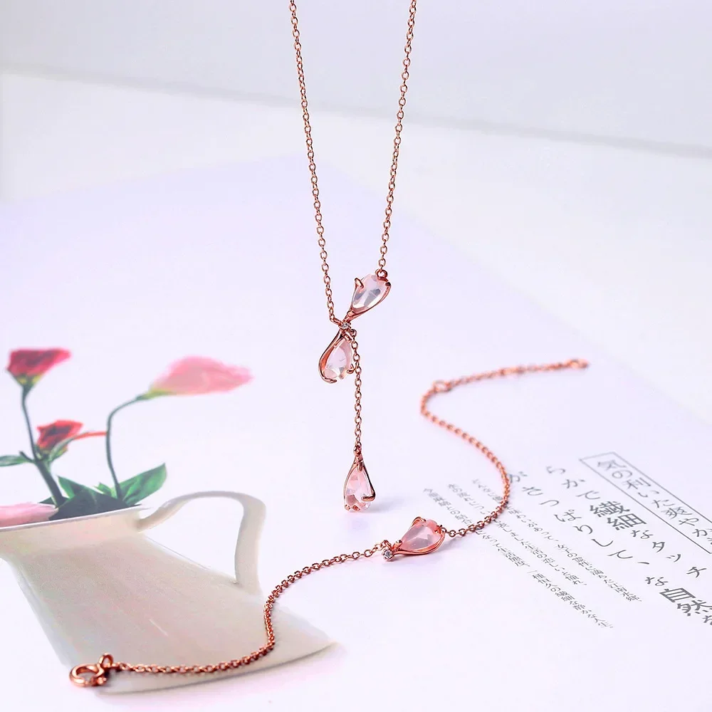 Y2K New S925 Pure Silver Lady Exquisite Pink Crystal Earrings Fashion Necklace Girl and Ladies Bracelet Holiday Jewelry Goft
Y2K New S925 Pure Silver Lady Exquisite Pink Crystal Earrings Fashion Necklace Girl and Ladies Bracelet Holiday Jewelry Goft