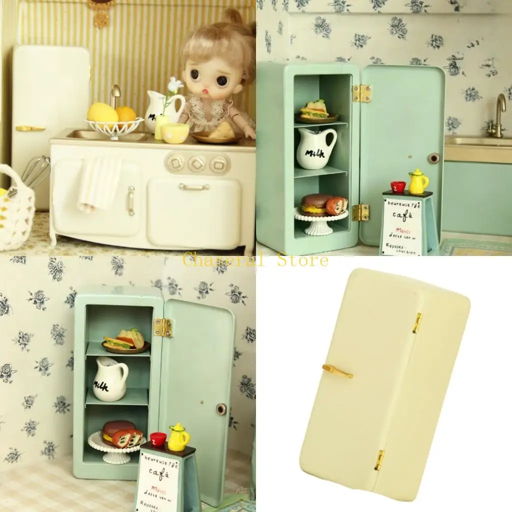 E7CE Adorable Small Refrigerator Plaything Premium Metal Fridge Toy Metal Texture Suitable for Kids Who Love Role Playing
E7CE Adorable Small Refrigerator Plaything Premium Metal Fridge Toy Metal Texture Suitable for Kids Who Love Role Playing