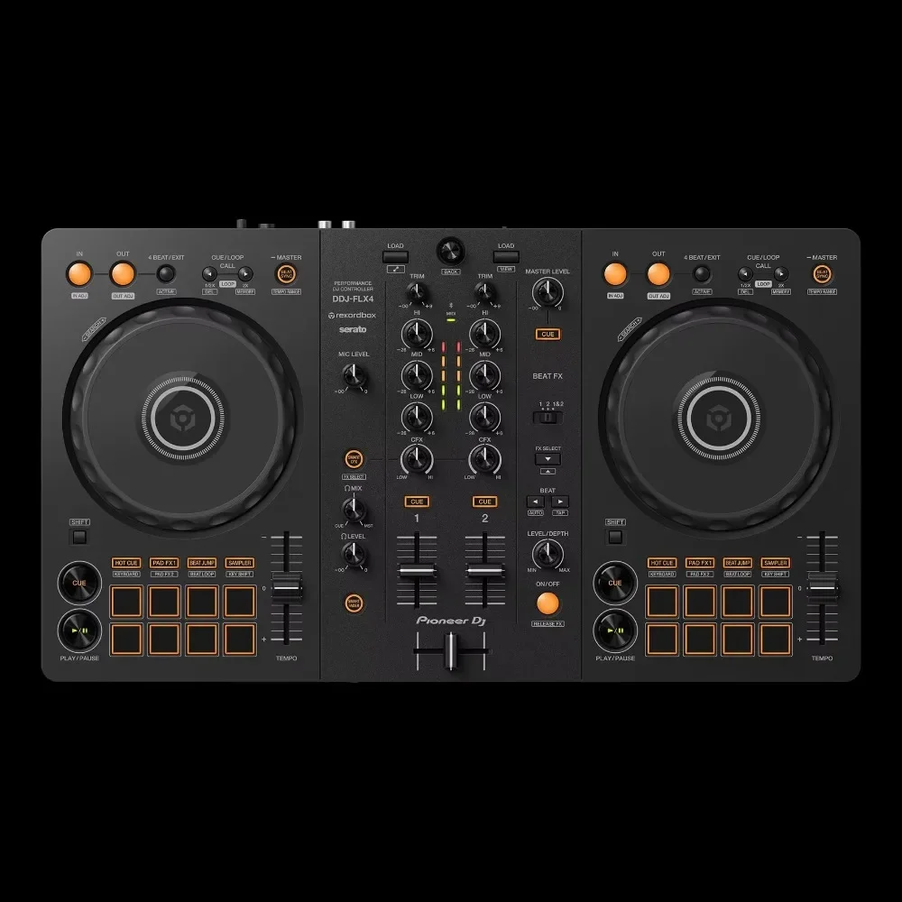 Специальный 2-канальный DJ-контроллер Pioneer DDJ-FLX4, совместимость с Rekordbox и Serato
Специальный 2-канальный DJ-контроллер Pioneer DDJ-FLX4, совместимость с Rekordbox и Serato