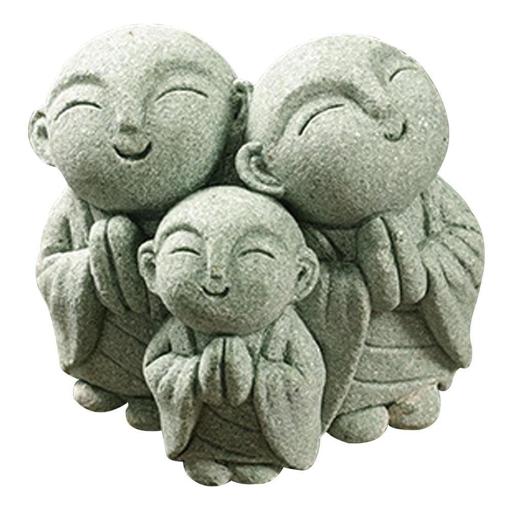 Zen Buddha Ornaments Green Sandstone Craft Small Maitreya Statue Stone Decor Tea Table Garden Statues Landscape Sculpture Buddha
Zen Buddha Ornaments Green Sandstone Craft Small Maitreya Statue Stone Decor Tea Table Garden Statues Landscape Sculpture Buddha