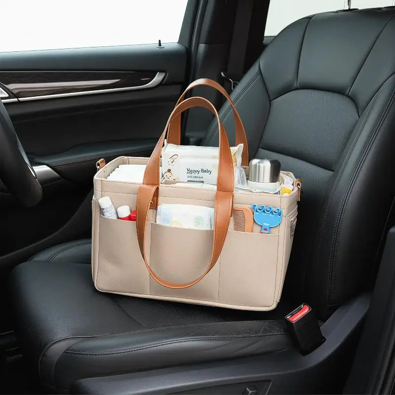 Baby Felt Storage Nursery Organizer Basket Infant Bag With Handle Kids Storage Carrier Large Capacity For Outings
Baby Felt Storage Nursery Organizer Basket Infant Bag With Handle Kids Storage Carrier Large Capacity For Outings