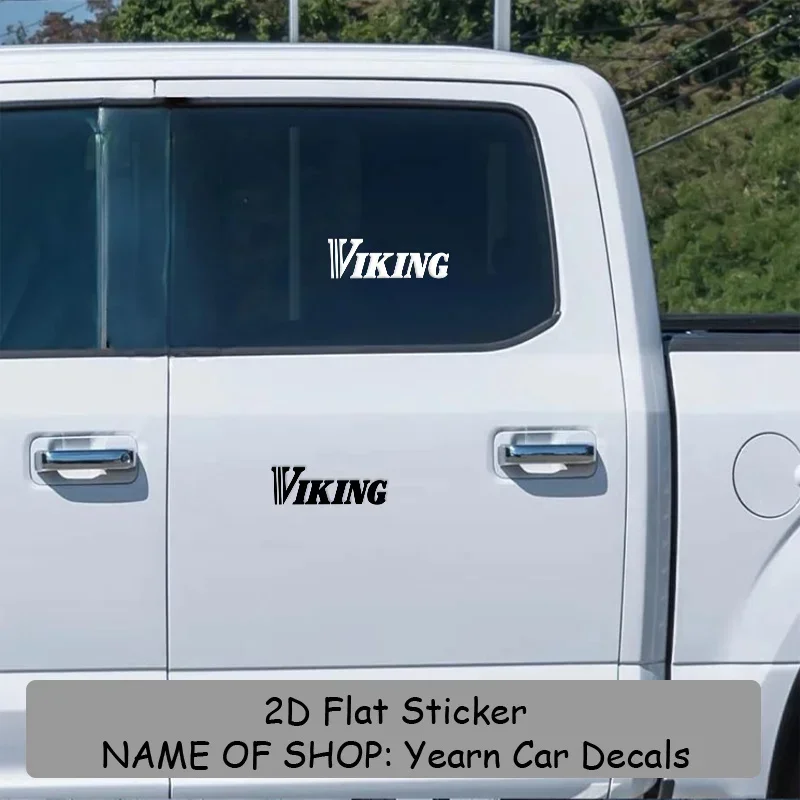 Viking Logo Sticker - Black Font with Vertical Lines Design, Transparent Waterproof Racing Decal, UV Resistant Weatherproof
Viking Logo Sticker - Black Font with Vertical Lines Design, Transparent Waterproof Racing Decal, UV Resistant Weatherproof