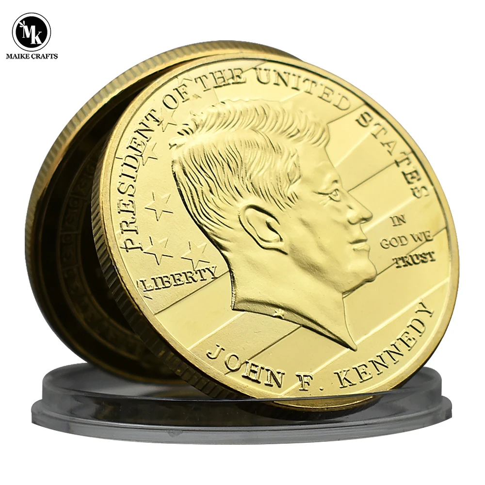 John F. Kennedy President Gold Coin United States of American Challenge Coin Commemorative Gifts
John F. Kennedy President Gold Coin United States of American Challenge Coin Commemorative Gifts