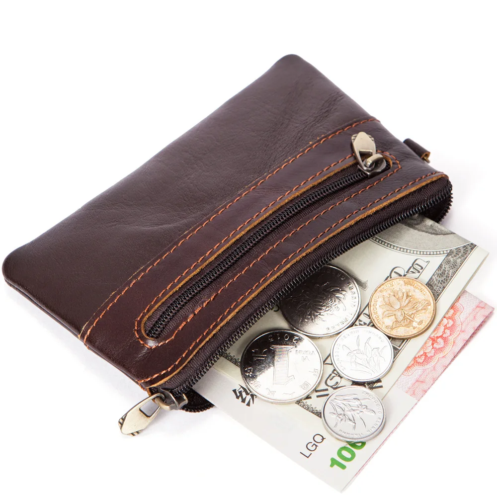 Retro solid color genuine leather coin purse brand leisure large capacity cowhide wallet coins
Retro solid color genuine leather coin purse brand leisure large capacity cowhide wallet coins