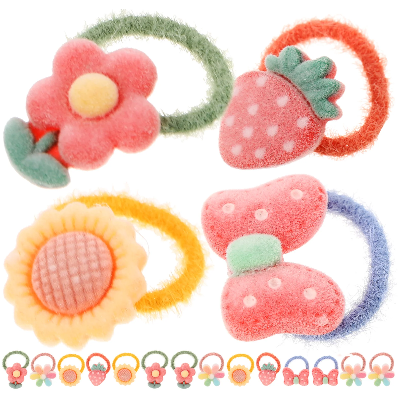 20pcs Hair Ties Bowknot Flower Toddler Girl Accessories Cartoon Elastic Ponytail Holders s Hair Clips Comfortable
20pcs Hair Ties Bowknot Flower Toddler Girl Accessories Cartoon Elastic Ponytail Holders s Hair Clips Comfortable