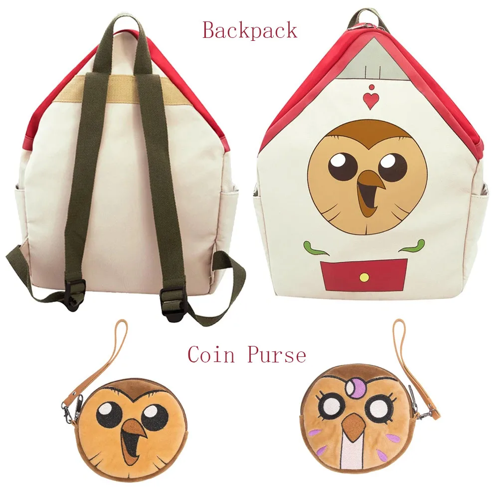 Рюкзак для косплея Hooty, кошелек для монет, милый кошелек на молнии, повседневные студенческие детские школьные сумки, аксессуары для костюмов «Сова», Cos House
Рюкзак для косплея Hooty, кошелек для монет, милый кошелек на молнии, повседневные студенческие детские школьные сумки, аксессуары для костюмов «Сова», Cos House