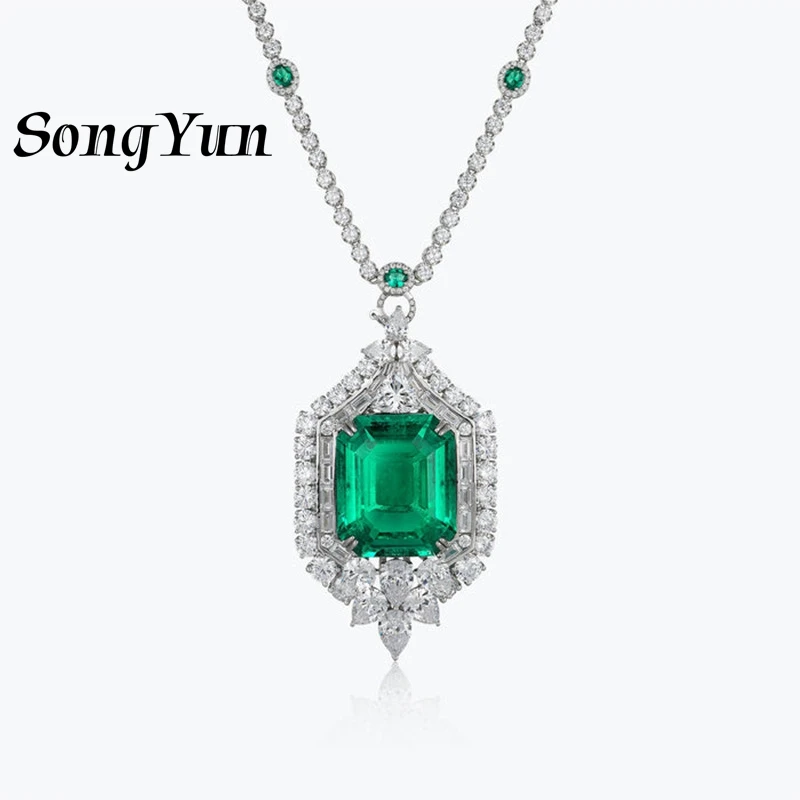 SongYun Jewelry 925 Sterling Silver Necklace HCD Diamond 5A CZ Gemstones Fine Stylish 925 Sterling Silver Pendant Accessories
SongYun Jewelry 925 Sterling Silver Necklace HCD Diamond 5A CZ Gemstones Fine Stylish 925 Sterling Silver Pendant Accessories