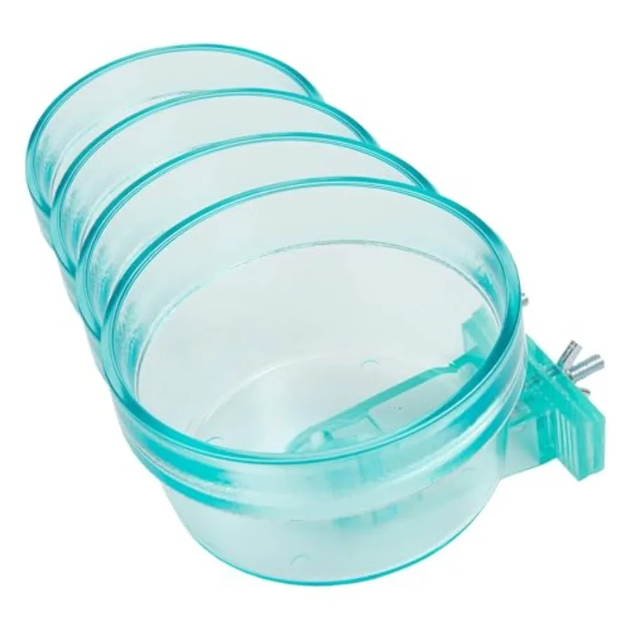 Quick Lock Removable Cage Bowls for Rabbits, Birds, Dogs, Cats, Gunea Pigs and Other Small Animals.,Aqua (Pack of 4
Quick Lock Removable Cage Bowls for Rabbits, Birds, Dogs, Cats, Gunea Pigs and Other Small Animals.,Aqua (Pack of 4