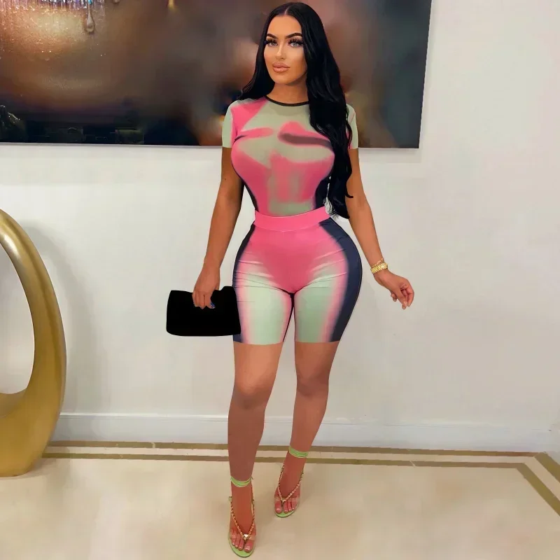 GUWU Sexy 3D Body Printed Women's Set Short Sleeve T-shirt and Shorts Suit 2024 Fashion Summer Two 2 Piece Set Outfit Tracksuit
GUWU Sexy 3D Body Printed Women's Set Short Sleeve T-shirt and Shorts Suit 2024 Fashion Summer Two 2 Piece Set Outfit Tracksuit
