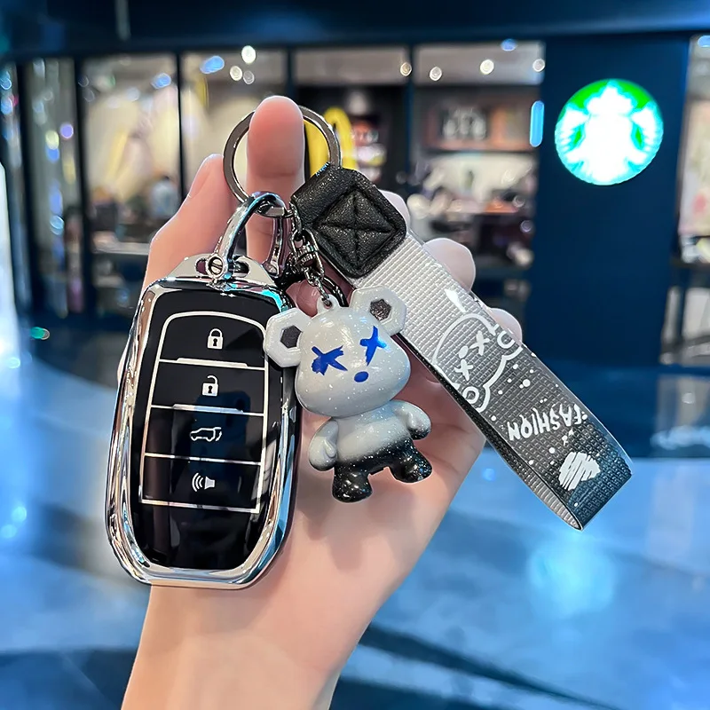 4 Buttons TPU Car Remote Key Case Cover Shell For Toyota Rav4 Hilux Camry Prado Highlander Land Cruiser Riez 86 Innova Fortuner 
4 Buttons TPU Car Remote Key Case Cover Shell For Toyota Rav4 Hilux Camry Prado Highlander Land Cruiser Riez 86 Innova Fortuner