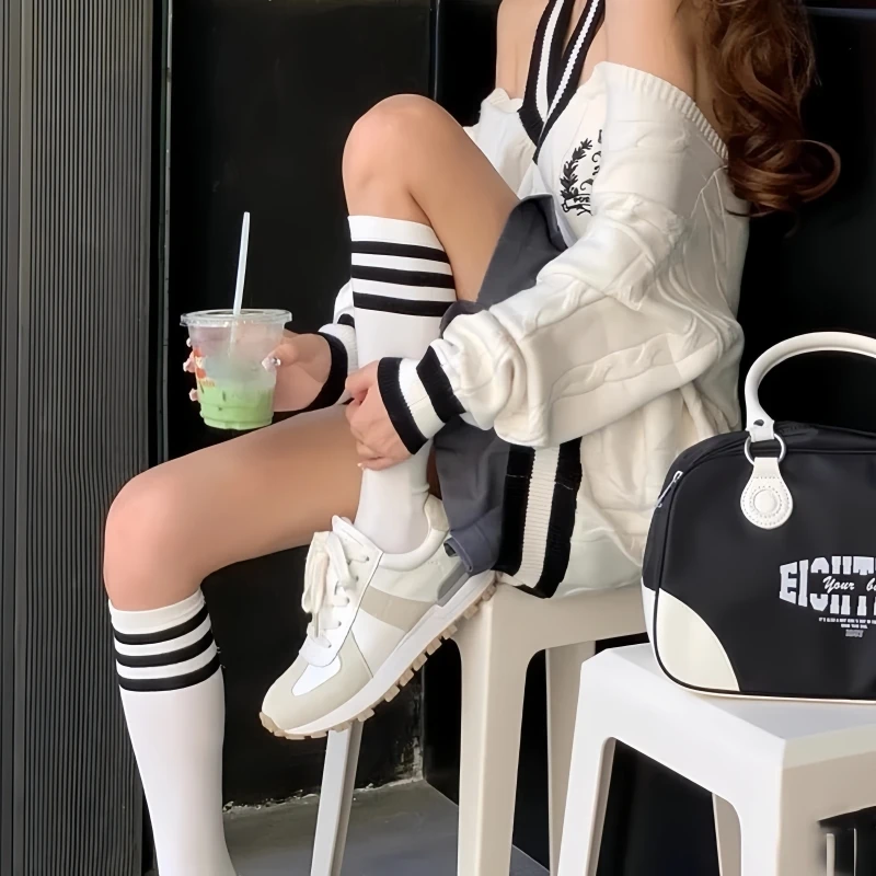 10 Pairs/Set Men Women Sports Basketball Football Knee High Long Socks Fashion Striped Sweat-Absorbing Cotton Mid-Calf Socks
10 Pairs/Set Men Women Sports Basketball Football Knee High Long Socks Fashion Striped Sweat-Absorbing Cotton Mid-Calf Socks