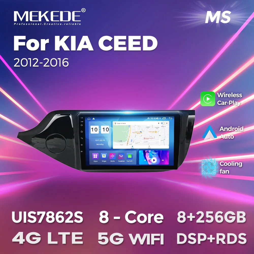 MEKEDE 8core Android OS Car Radio For KIA CEED 2012-2018 Wireless CarPlay Android Auto Multimedia Video Player Navigation GPS
MEKEDE 8core Android OS Car Radio For KIA CEED 2012-2018 Wireless CarPlay Android Auto Multimedia Video Player Navigation GPS