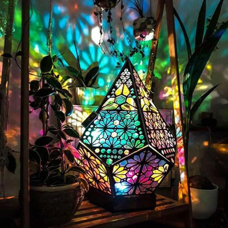 Wooden Hollow LED Projection Night Lamp Bohemian Colorful Projector Desk Lamp Household Home Decor Holiday Atmosphere Lighting
Wooden Hollow LED Projection Night Lamp Bohemian Colorful Projector Desk Lamp Household Home Decor Holiday Atmosphere Lighting